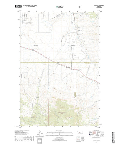United States Geological Survey Louisville, MT (2020, 24000-Scale) digital map