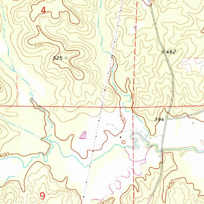 United States Geological Survey Louisville North, MS (1972, 24000-Scale) digital map