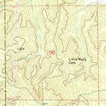 United States Geological Survey Louisville North, MS (1972, 24000-Scale) digital map