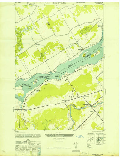 United States Geological Survey Louisville, NY (1946, 24000-Scale) digital map