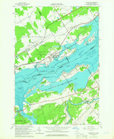United States Geological Survey Louisville, NY (1964, 24000-Scale) digital map