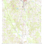 United States Geological Survey Louisville South, MS (1972, 24000-Scale) digital map