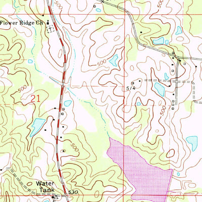 United States Geological Survey Louisville South, MS (1972, 24000-Scale) digital map