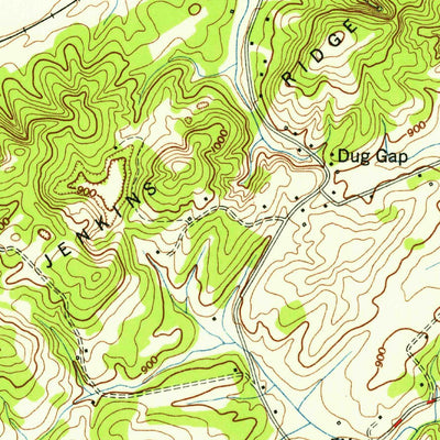 United States Geological Survey Louisville, TN (1953, 24000-Scale) digital map