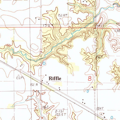 United States Geological Survey Louisville West, IL (1985, 24000-Scale) digital map