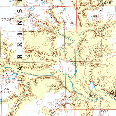 United States Geological Survey Louisville West, IL (1985, 24000-Scale) digital map