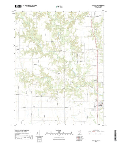 United States Geological Survey Louisville West, IL (2021, 24000-Scale) digital map