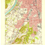 United States Geological Survey Louisville West, KY-IN (1955, 24000-Scale) digital map