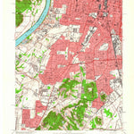 United States Geological Survey Louisville West, KY-IN (1960, 24000-Scale) digital map