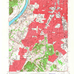 United States Geological Survey Louisville West, KY-IN (1965, 24000-Scale) digital map