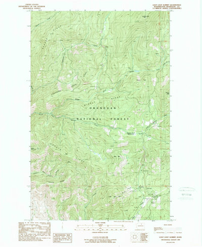 United States Geological Survey Loup Loup Summit, WA (1989, 24000-Scale) digital map