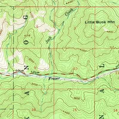 United States Geological Survey Loup Loup, WA (1956, 62500-Scale) digital map