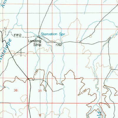 United States Geological Survey Louse Canyon, OR-ID-NV (1984, 100000-Scale) digital map