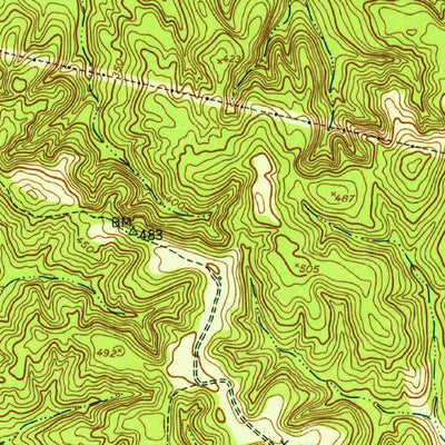 United States Geological Survey Louvale, GA (1950, 24000-Scale) digital map