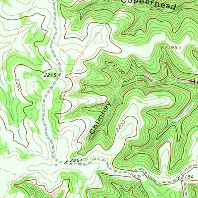 United States Geological Survey Love Creek, TX (1964, 24000-Scale) digital map