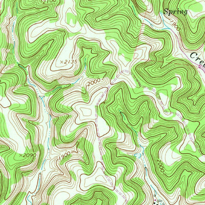 United States Geological Survey Love Creek, TX (1964, 24000-Scale) digital map