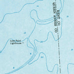 United States Geological Survey Love Point, MD (1953, 24000-Scale) digital map
