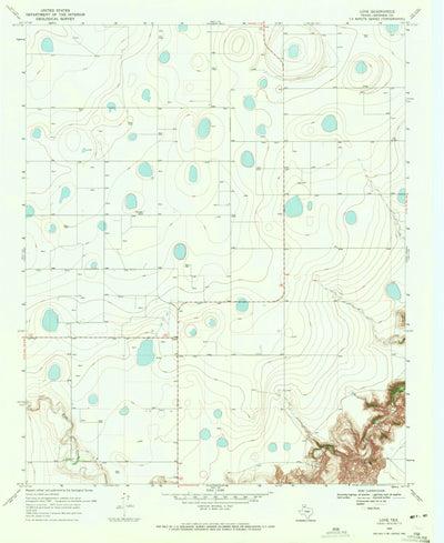United States Geological Survey Love, TX (1969, 24000-Scale) digital map