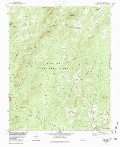 United States Geological Survey Lovejoy, NC (1983, 24000-Scale) digital map