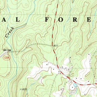 United States Geological Survey Lovejoy, NC (1983, 24000-Scale) digital map