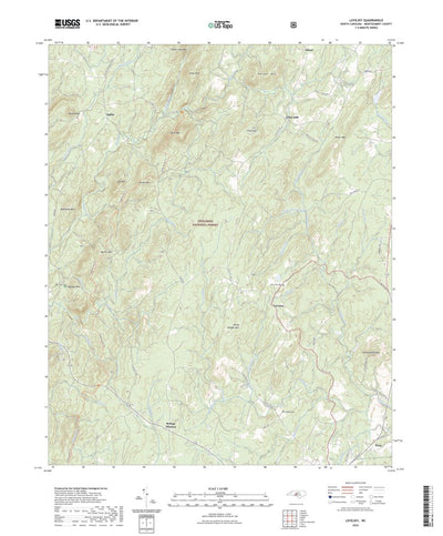 United States Geological Survey Lovejoy, NC (2022, 24000-Scale) digital map