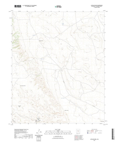 United States Geological Survey Lovelace Mesa, NM (2023, 24000-Scale) digital map