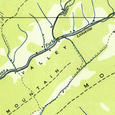 United States Geological Survey Lovelace, TN (1935, 24000-Scale) digital map