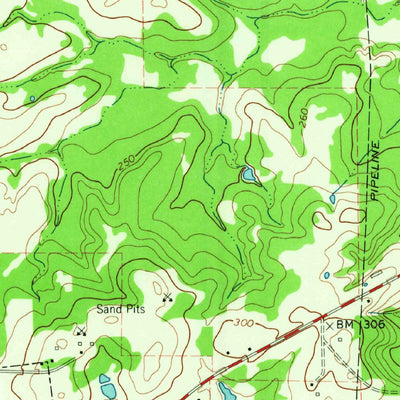 United States Geological Survey Lovelady North, TX (1963, 24000-Scale) digital map