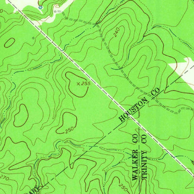 United States Geological Survey Lovelady South, TX (1962, 24000-Scale) digital map