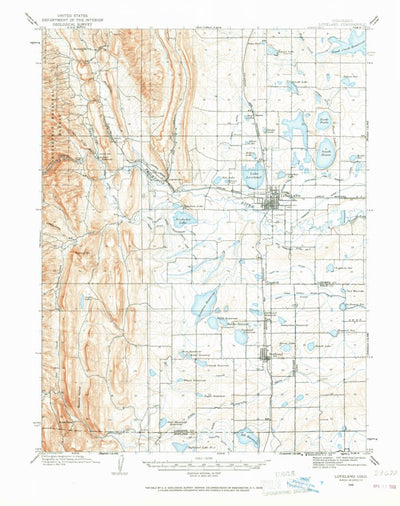 United States Geological Survey Loveland, CO (1906, 62500-Scale) digital map