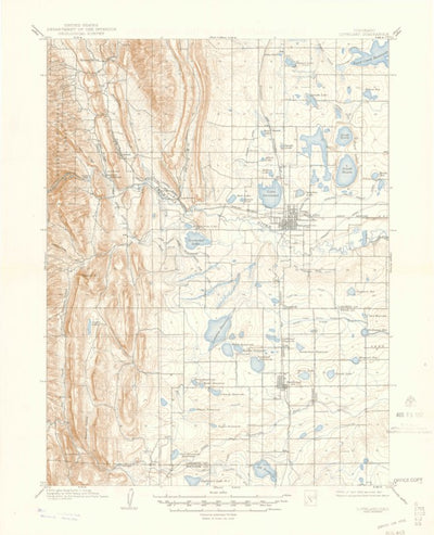 United States Geological Survey Loveland, CO (1908, 62500-Scale) digital map