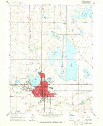 United States Geological Survey Loveland, CO (1960, 24000-Scale) digital map