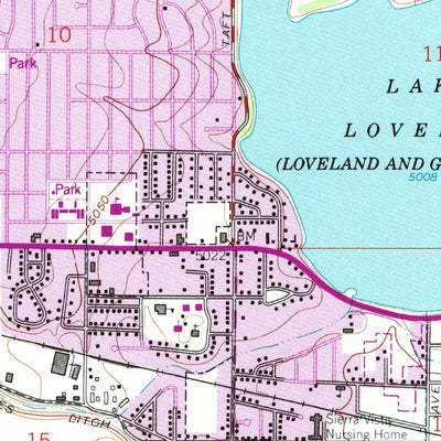 United States Geological Survey Loveland, CO (1962, 24000-Scale) digital map