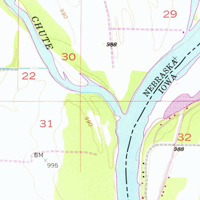 United States Geological Survey Loveland, IA-NE (1957, 24000-Scale) digital map
