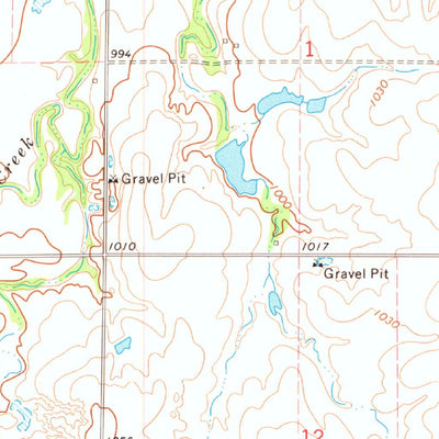 United States Geological Survey Lovell, OK (1974, 24000-Scale) digital map