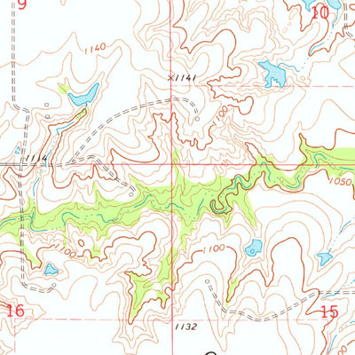 United States Geological Survey Lovell, OK (1974, 24000-Scale) digital map