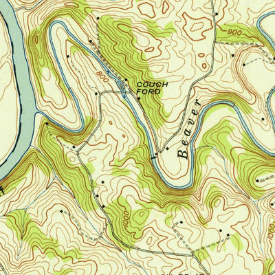 United States Geological Survey Lovell, TN (1941, 24000-Scale) digital map