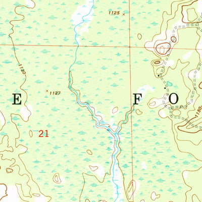 United States Geological Survey Lovells, MI (1950, 24000-Scale) digital map