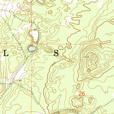 United States Geological Survey Lovells, MI (1950, 24000-Scale) digital map