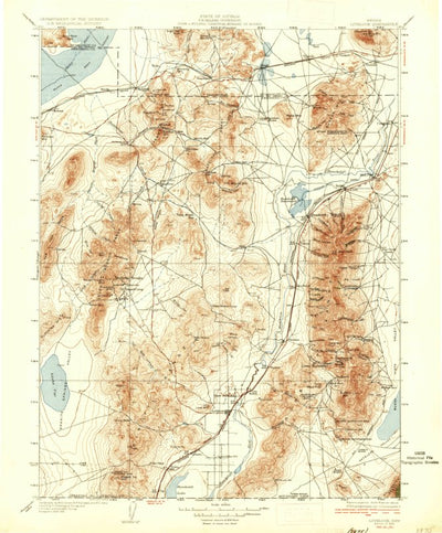 United States Geological Survey Lovelock E, NV (1935, 250000-Scale) digital map