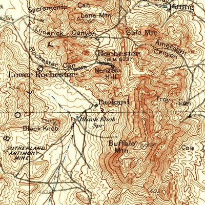 United States Geological Survey Lovelock E, NV (1935, 250000-Scale) digital map