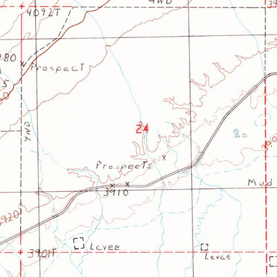 United States Geological Survey Lovelock Indian Caves, NV (1986, 24000-Scale) digital map