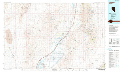 United States Geological Survey Lovelock, NV (1984, 100000-Scale) digital map