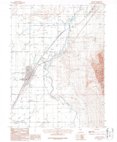 United States Geological Survey Lovelock, NV (1987, 24000-Scale) digital map