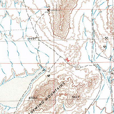 United States Geological Survey Lovelock, NV-CA (1955, 250000-Scale) digital map