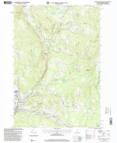 United States Geological Survey Lovering Mountain, NH-VT (1996, 24000-Scale) digital map
