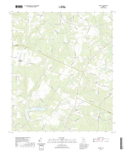 United States Geological Survey Lovett, GA (2020, 24000-Scale) digital map