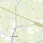 United States Geological Survey Lovett, GA (2020, 24000-Scale) digital map