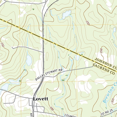 United States Geological Survey Lovett, GA (2020, 24000-Scale) digital map