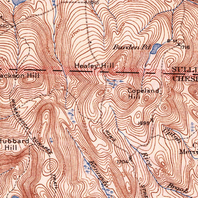 United States Geological Survey Lovewell Mountain, NH (1942, 62500-Scale) digital map